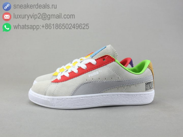 Puma SUEDE CLASSIC x MICHAEL LAU L&R Sample Unisex Sneakers Multicolor Grey Size 36-44